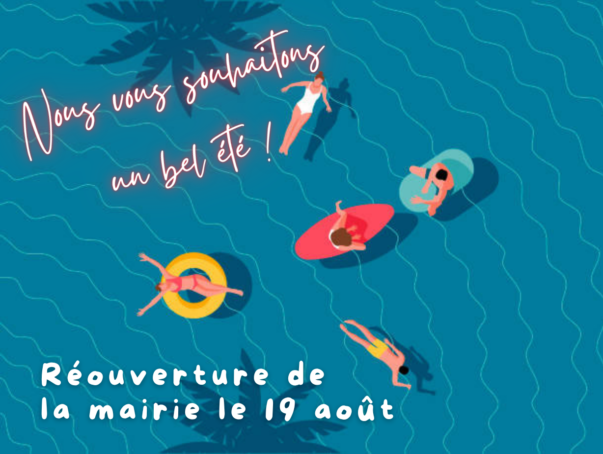 Fermeture pour congés d'été